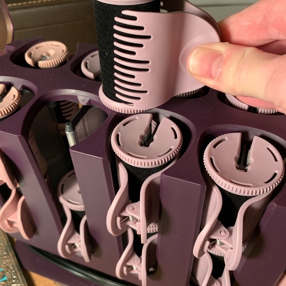 Remington Pro T Studio H9100S Thermaluxe Ceramic Hair Hot Rollers Set Curlers - Picture 9 of 10